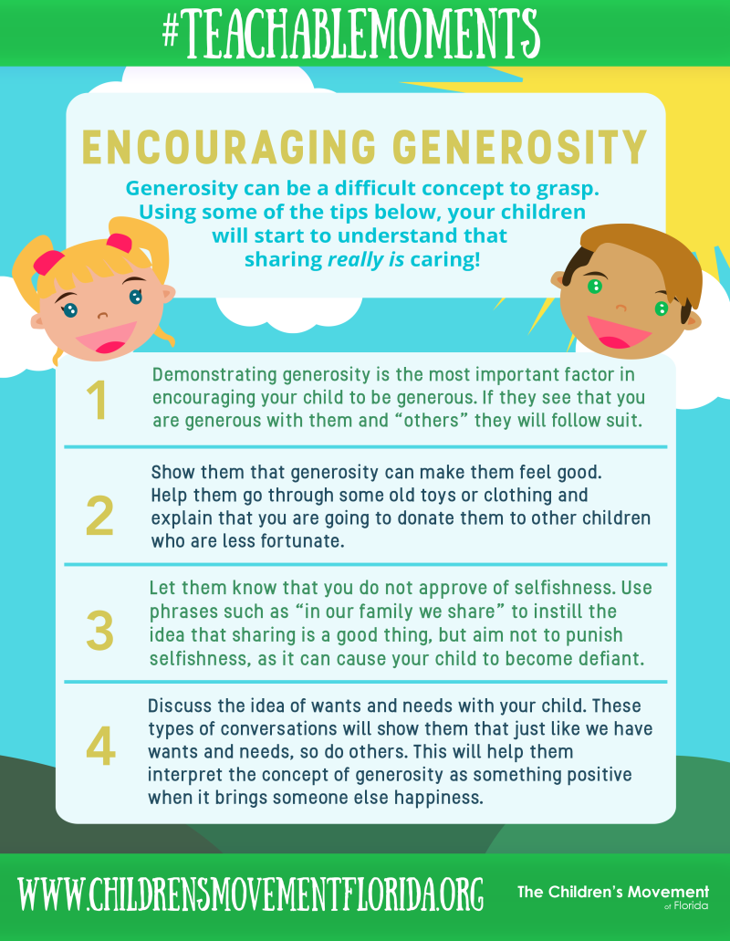 Encouraging Generosity